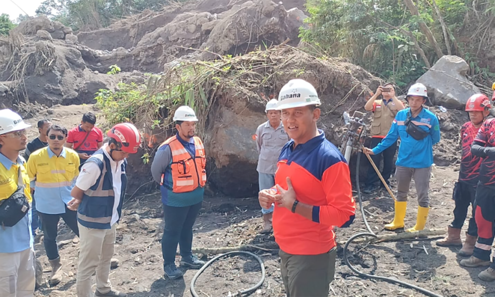 Update Galodo Sumbar: BNPB Mulai Persiapkan Pelaksanaan Peledakan Batuan Material Gunung Api Marapi