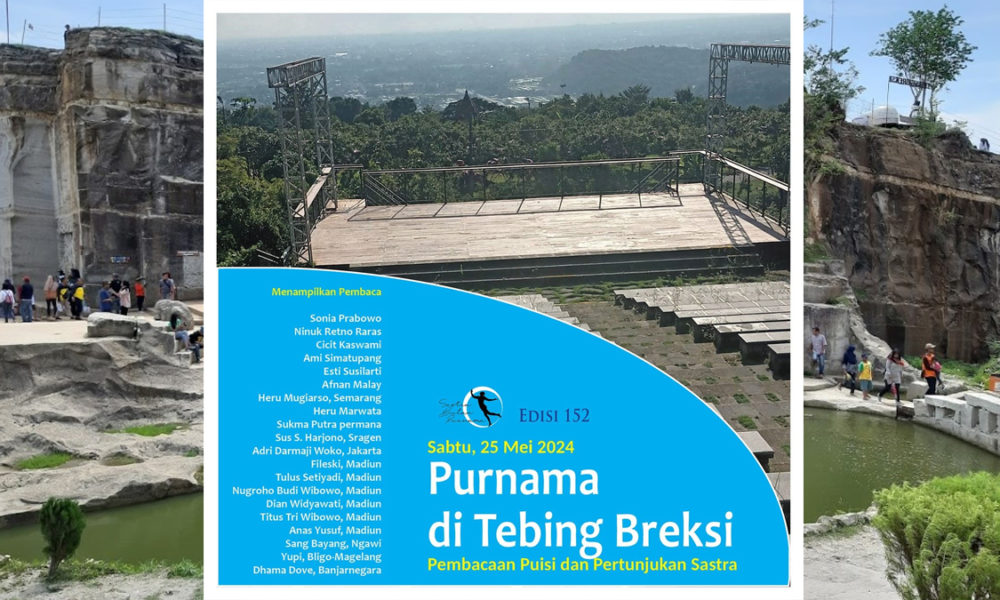 Tebar Puisi di Tebing Breksi