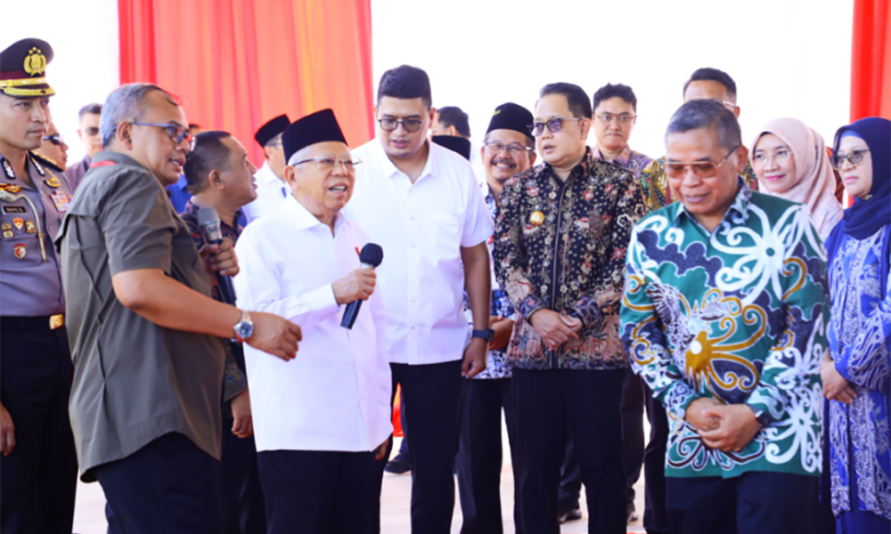Wapres Ma’ruf Amin Tinjau Pabrik Pengolahan Limbah B3 di PIER Pasuruan