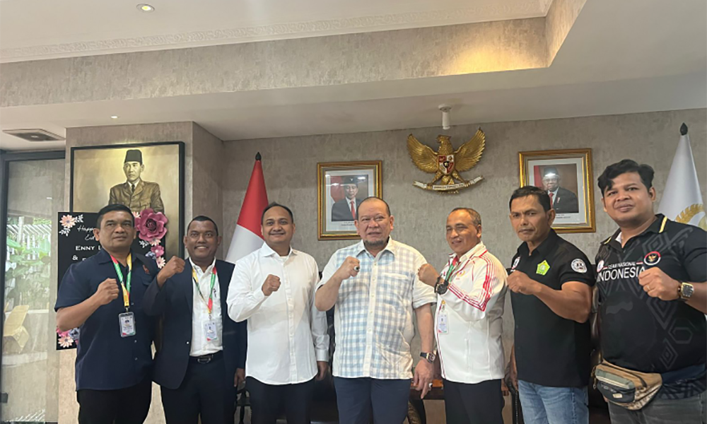 LaNyalla Bertemu Ketua KONI Aceh Bahas Persiapan PON XXI