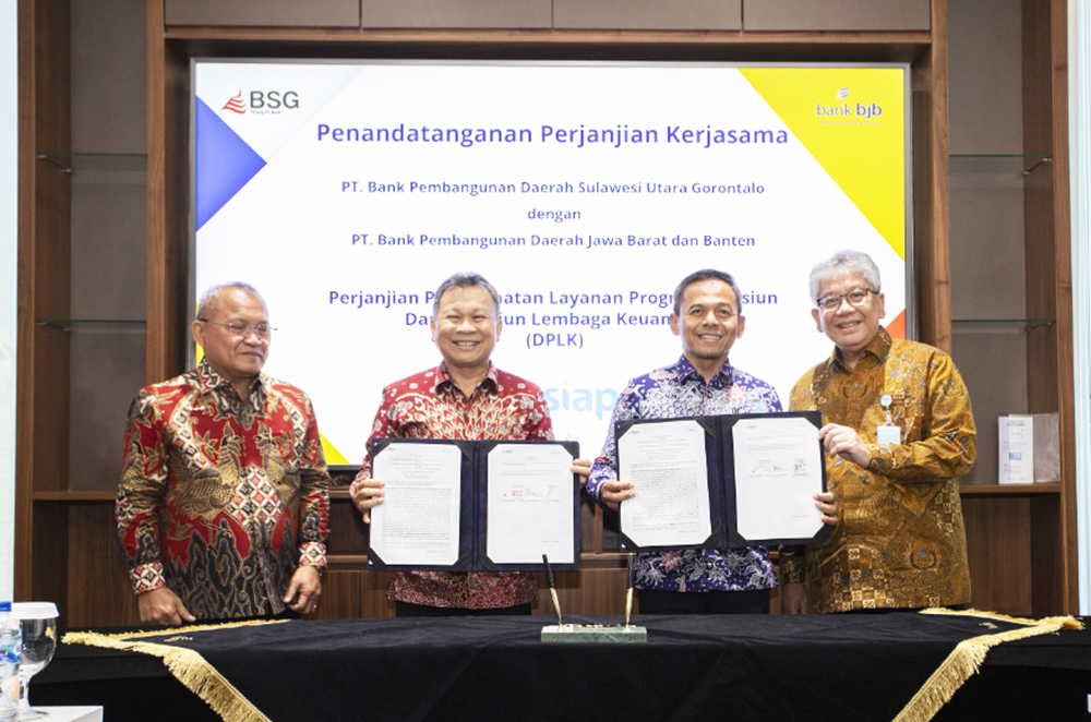 bank bjb Jalin Kerja Sama Pemanfaatan Program DPLK dengan Bank SulutGo