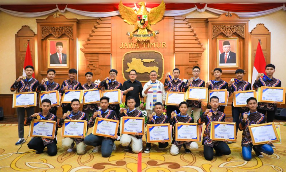 Raih 15 Emas, Jatim Sukses Pertahankan Juara Umum Pada LKS SMK Nasional XXXII 2024