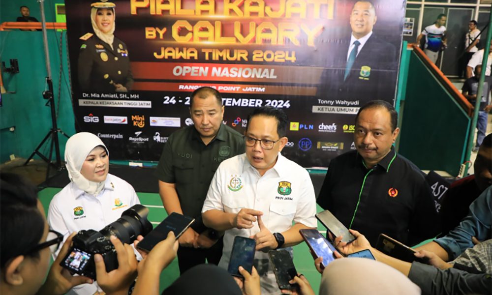 Kejuaraan Bulutangkis Kajati Ajang Tumbuhkan Bibit Atlet Bulutangkis Jatim
