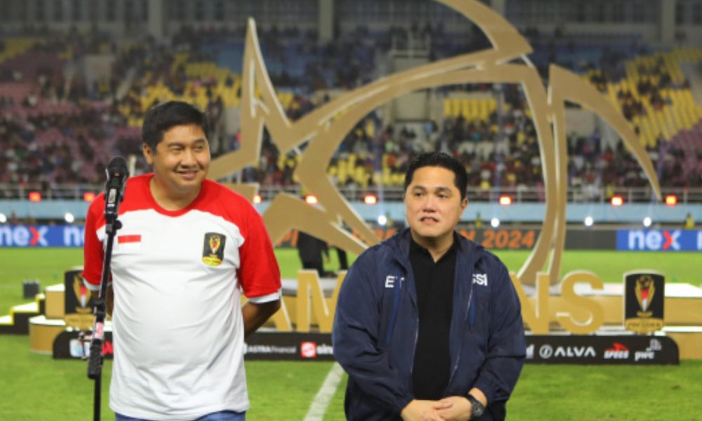 Survei Indikator: 94% Responden Puas Kepemimpinan Erick Thohir di PSSI, Ini Respon Maruarar Sirait!