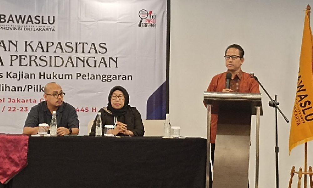 Bawaslu DKI Libatkan 75 Narasumber untuk Bimtek 14.835 PTPS