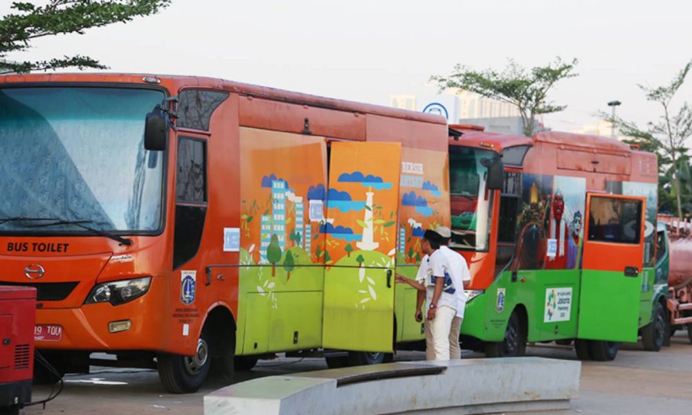 Dinas LH DKI Siagakan 12 Bus Toilet di Kawasan Sudirman-Thamrin