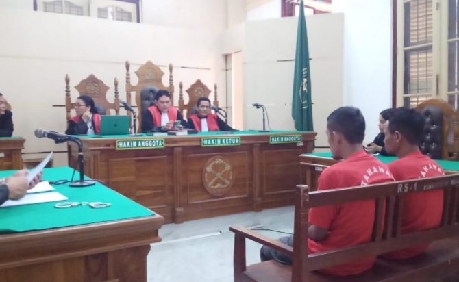 Pengadilan Negeri Medan vonis mati dua kurir sabu-sabu 10 kg