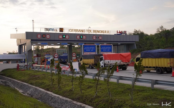 Tol Bengkulu - Taba Penanjung Terapkan Tarif Baru Mulai 3 Januari 2025