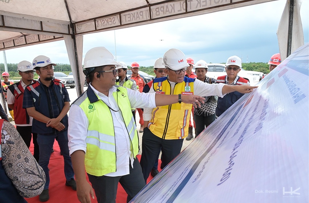 Jalan Tol Palembang – Betung Terus Dipercepat Penyelesaiannya