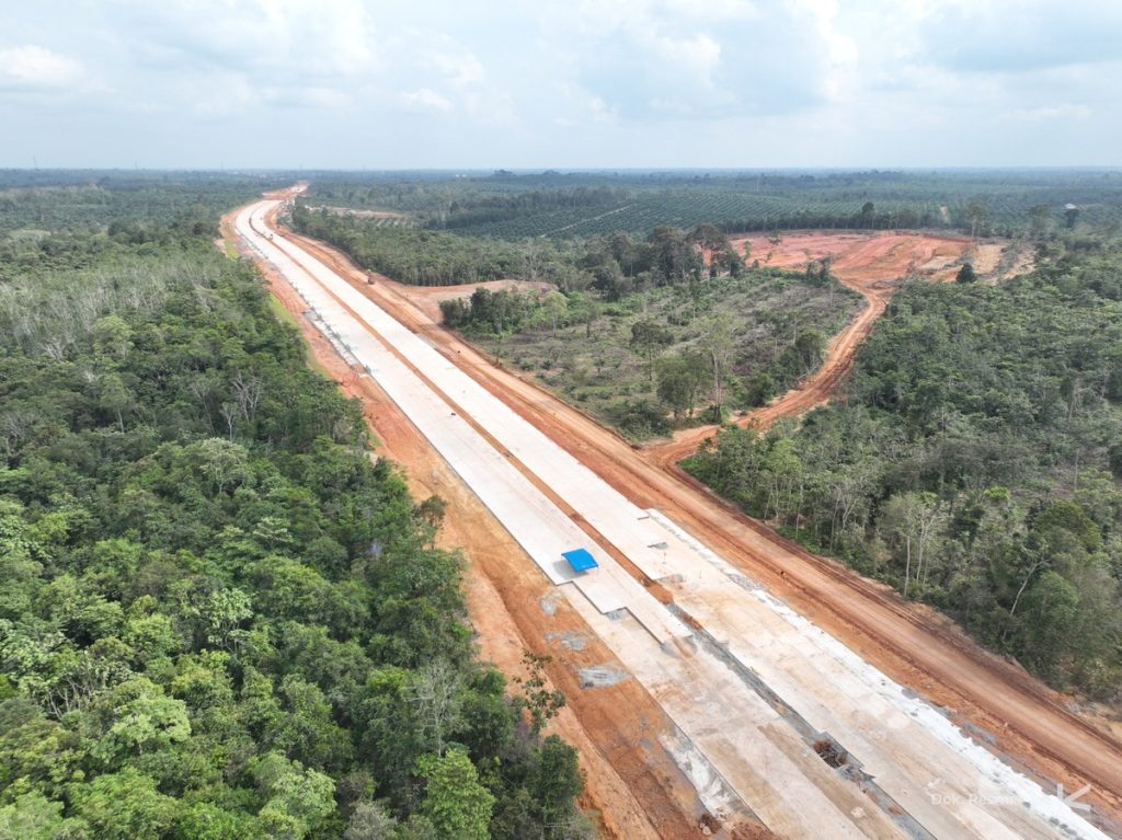 Proyek Tol Betung – Tempino Kontruksi Capai 68,28 Persen