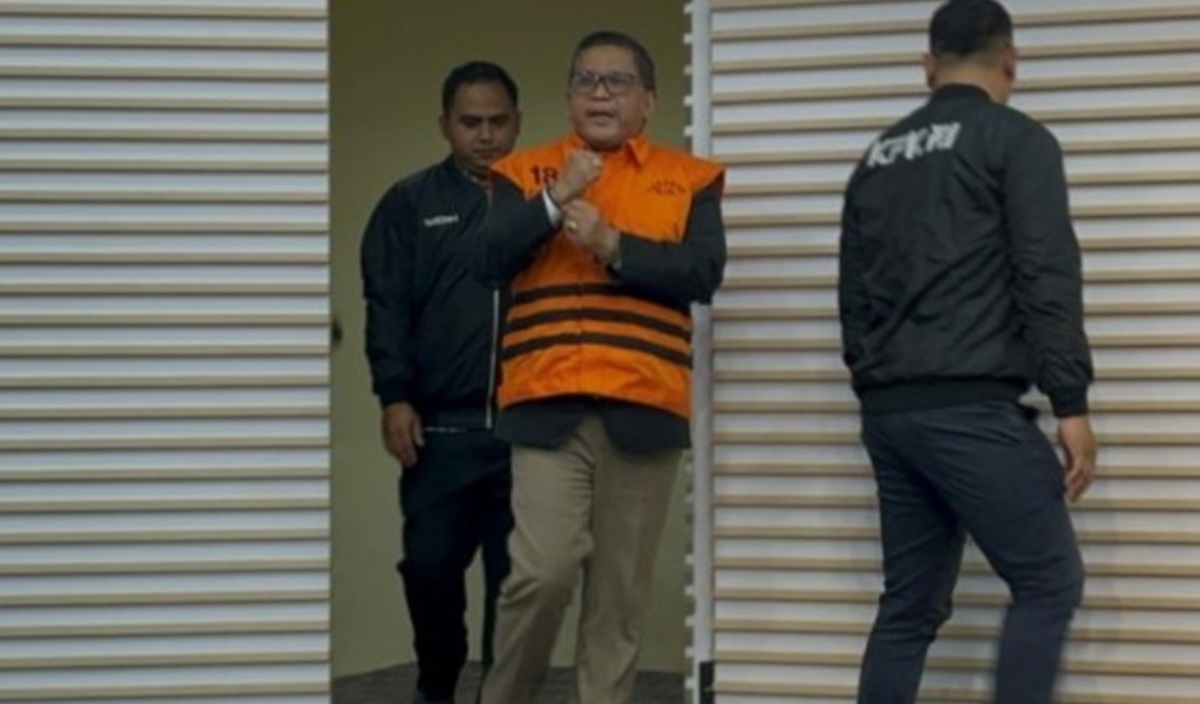 Sekjen PDI Perjuangan Hasto Kristiyanto Ditahan KPK