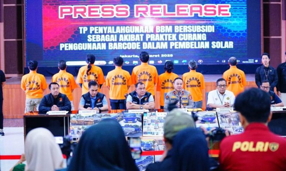 Bareskrim Polri Ungkap Penyalahgunaan BBM Bersubsidi Melalui Barcode