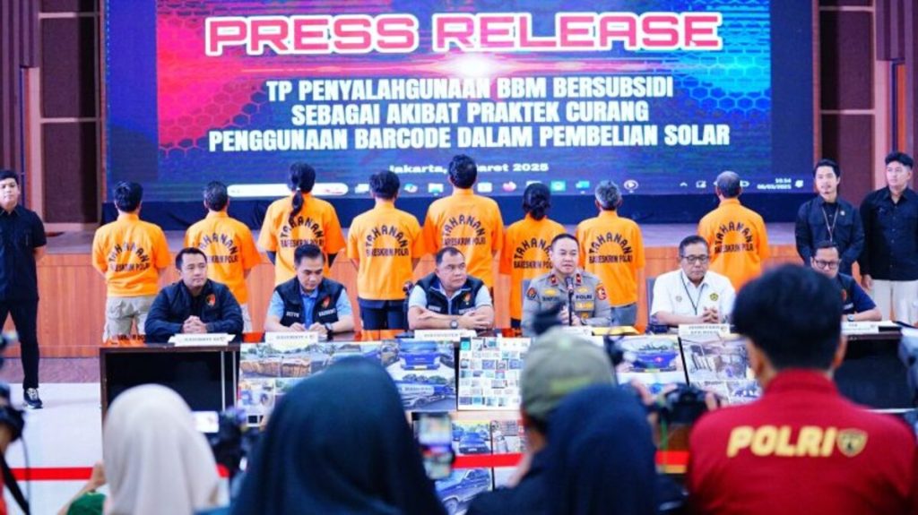 Bareskrim Polri Ungkap Penyalahgunaan BBM Bersubsidi Melalui Barcode