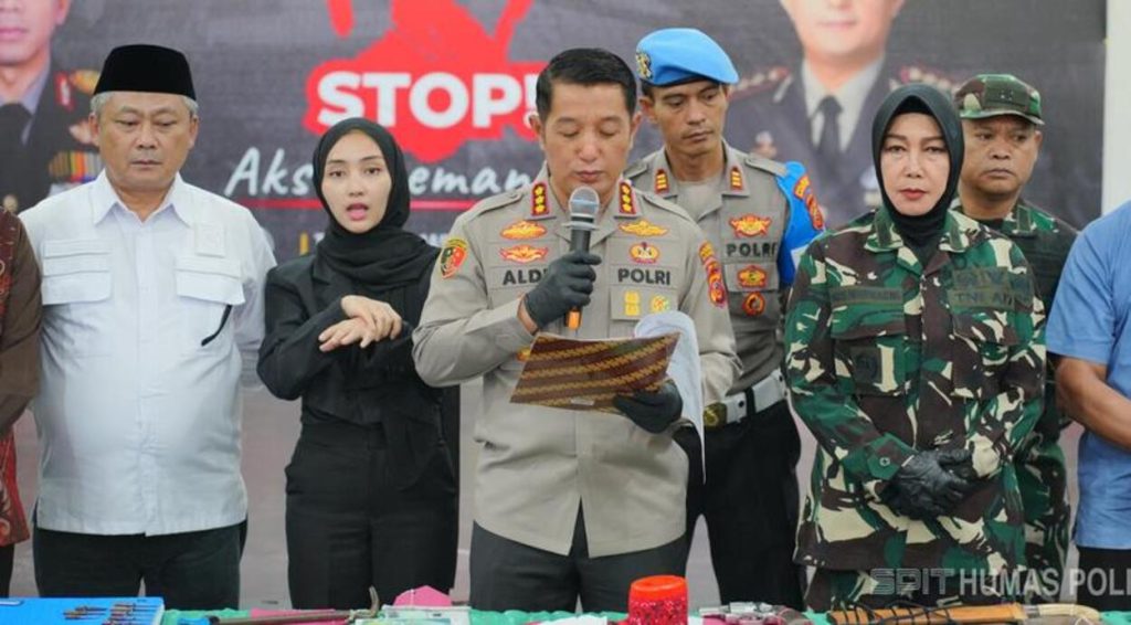 Polresta Bandung Amankan Ratusan Preman dalam Operasi Pekat Lodaya 2025
