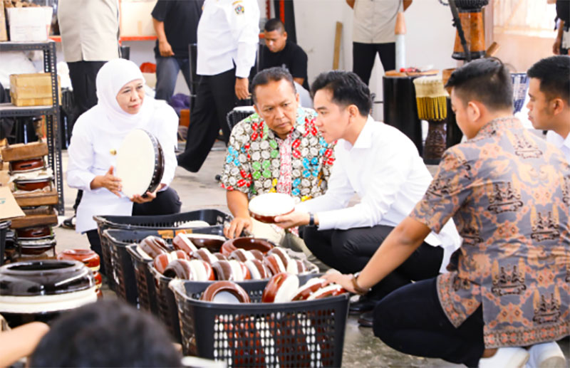 Kendang Jimbe dan Rebana Tembus Pasar Internasional, Diproduksi 300an Setiap Hari