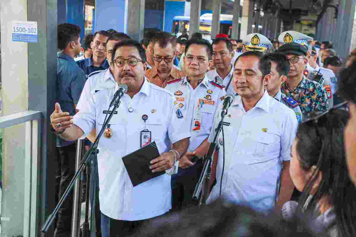 Transjabodetabek Rute Lebak Bulus–Sawangan Resmi Beroperasi