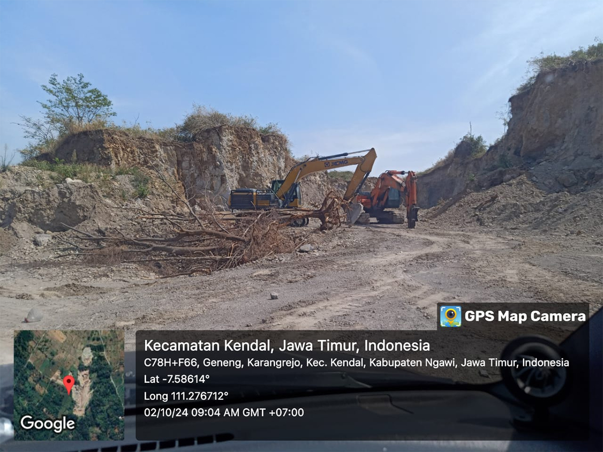Tambang Liar Marak di Ngawi