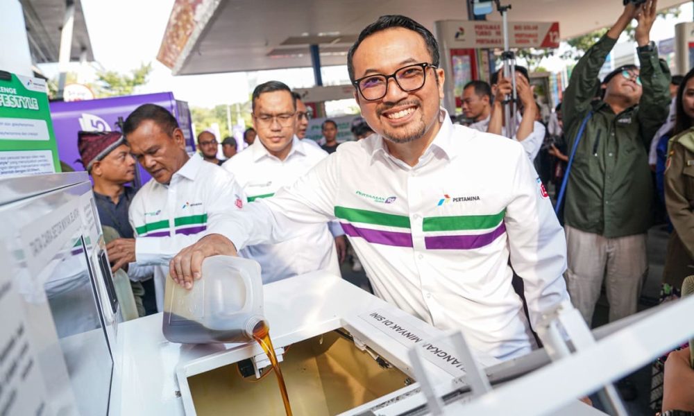 Pertamina Olah Minyak Jelantah untuk Pesawat