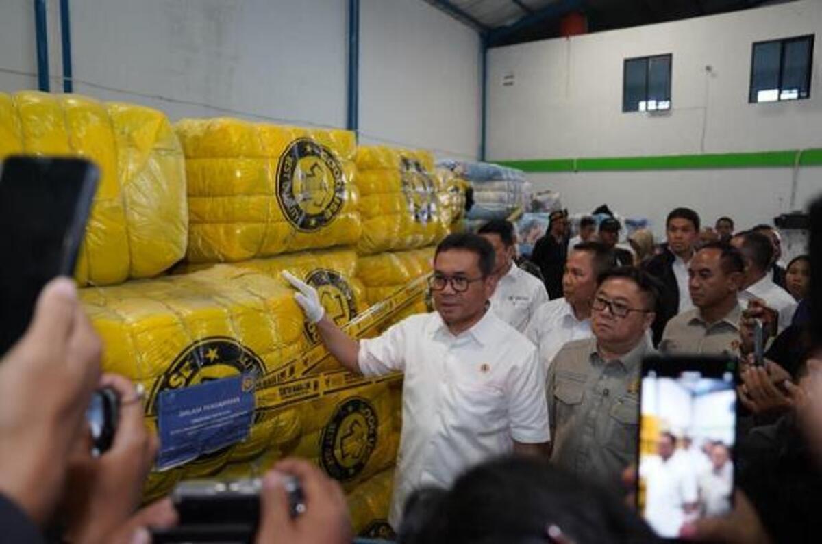 Kemendag Gagalkan Tekstil Impor Ilegal Senilai Rp112,35 Miliar