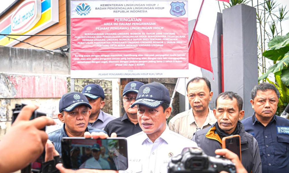 Empat Hotel Perusak Lingkungan di Kawasan Puncak Disegel