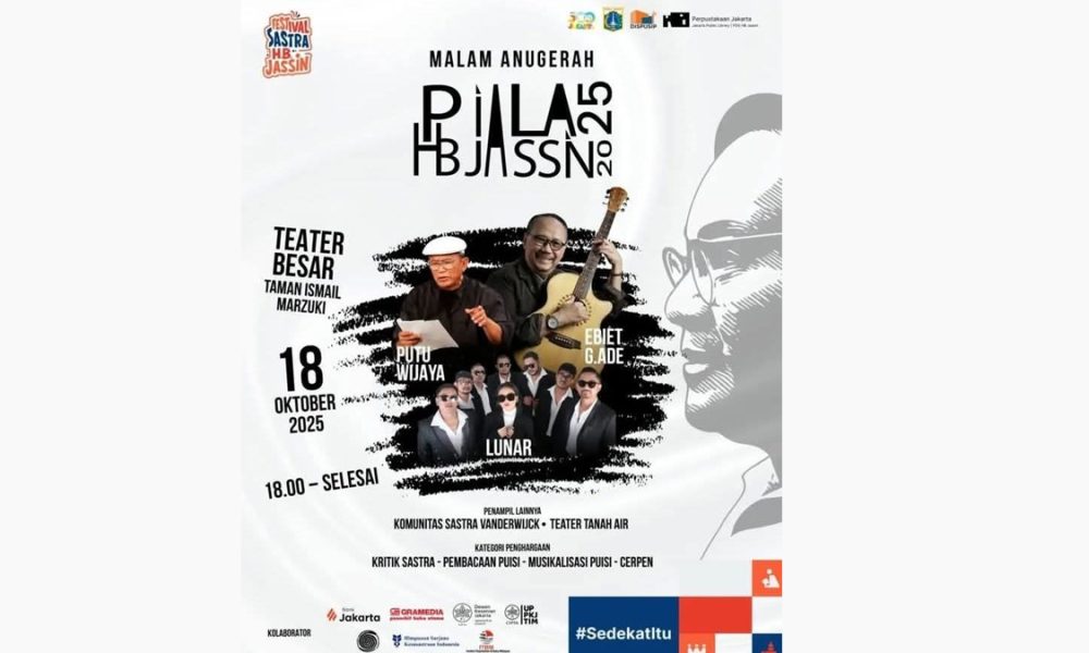 Ada Putu Wijaya dan Ebiet G Ade pada Malam Anugerah Piala HB Jassin 2025