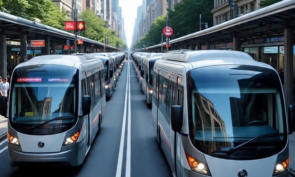 Membangun Pusat Pertumbuhan Baru dengan Layanan Transportasi Umum di 50 Kota Prioritas