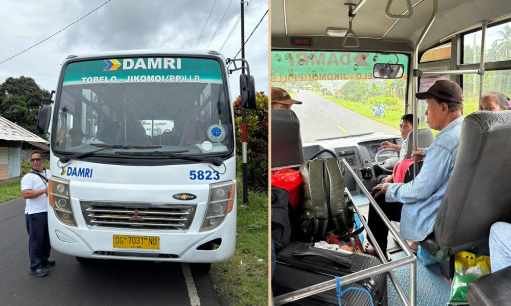 Angkutan Bus Perintis di Maluku Utara Merajut Pulau-pulau Rempah