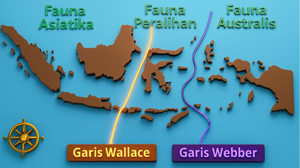 Garis Imajiner yang Membelah Nusantara: Jejak Kontroversial Wallace dan Weber