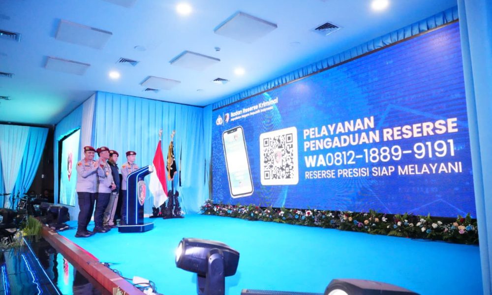 Aplikasi Pelayanan Pengaduan Reserse Resmi Diluncurkan