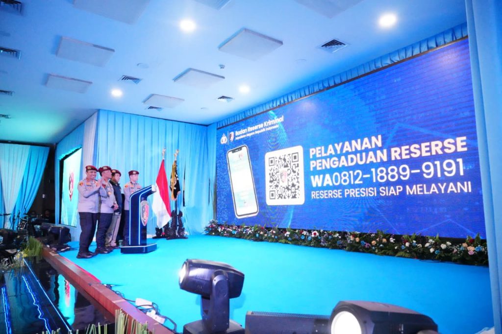 Aplikasi Pelayanan Pengaduan Reserse Resmi Diluncurkan
