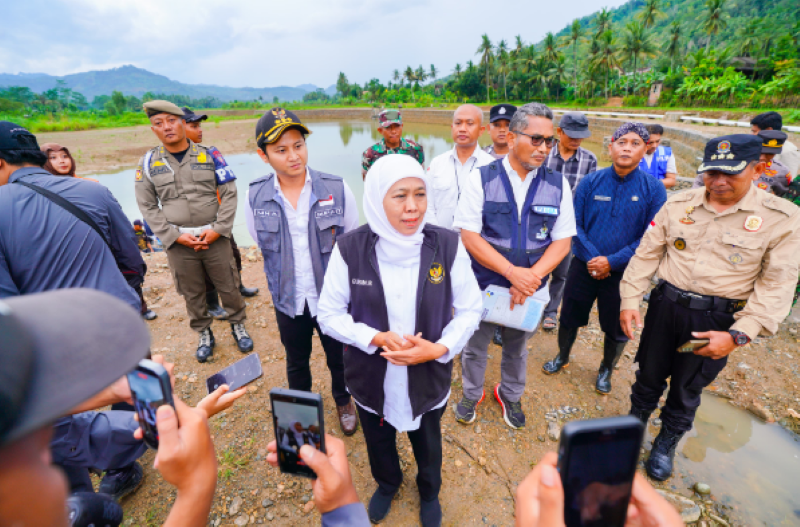 Tanggul Bronjong di Sungai Gedangan Rampung 100 Persen dan Siap Airi 240 Ha Sawah