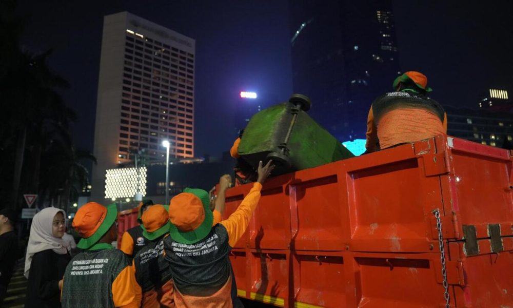 Sampah Perayaan Malam Tahun Baru di Jakarta Capai 91,41 Ton
