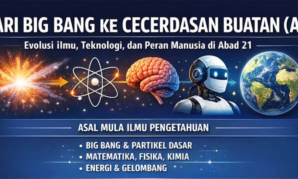 Dari Big Bang ke Kecerdasarn Buatan: Perjalanan Energi, Atom, dan Masa Depan Manusia