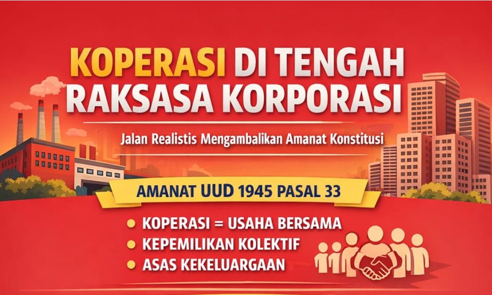 Koperasi di Tengah Raksasa Korporasi: Jalan Realistis Mengembalikan Amanat Konstitusi