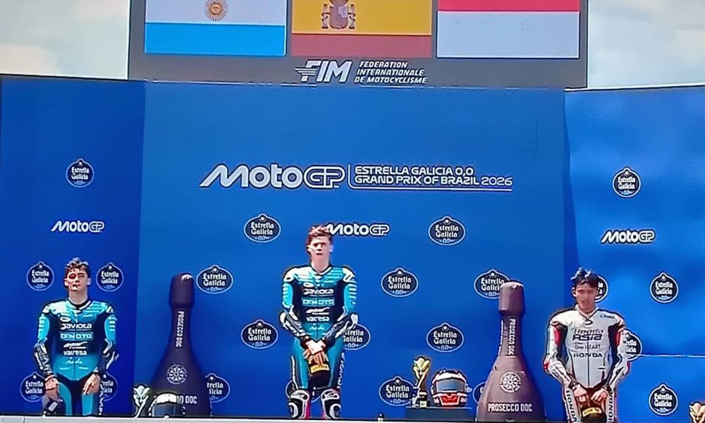 Veda Pratama Cetak Sejarah Finis Ketiga Moto3 Brasil