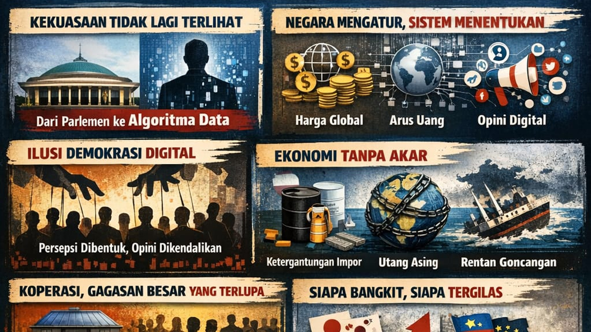 Negara dalam Bayangan Sistem: Ketika Kekuasaan Berpindah tanpa Disadari
