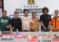 Tim Dirresnarkoba Polda Kalteng Gerebek Kampung Puntun, 6 Orang dan 56 Paket Narkoba Diamankan