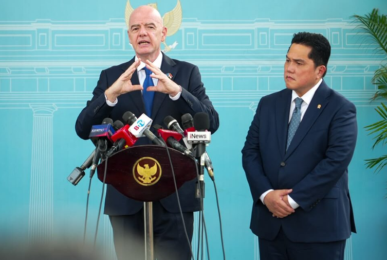 Presiden FIFA Infantino: Kemajuan Sepak Bola Indonesia Luar Biasa, Peluang Gelar Event FIFA Makin Terbuka