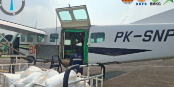BNPB Semai 1.600 Kilogram Dry Ice untuk Atasi Asap Karhutla Sumsel