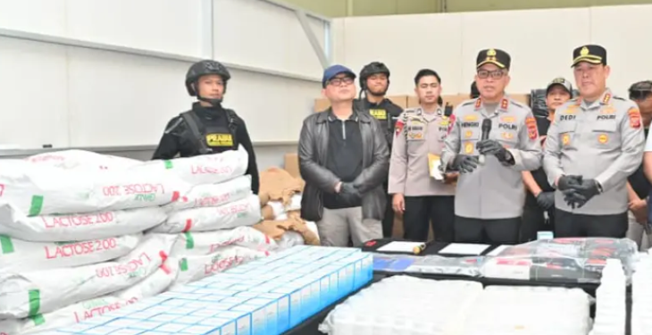 Polda Jabar Ungkap Sindikat Obat Keras di Bandung, Temukan Mesin yang Mampu Produksi 8 Juta Pil per-Hari
