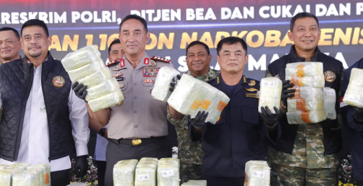 Operasi Senyap Membuahkan Hasil! Penyelundupan 1,16 Ton Ketamin di Sumut Terbongkar